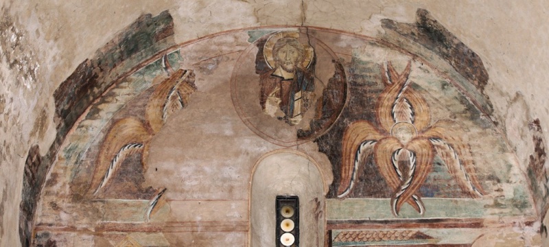 Christ Pantocrator among cherubs